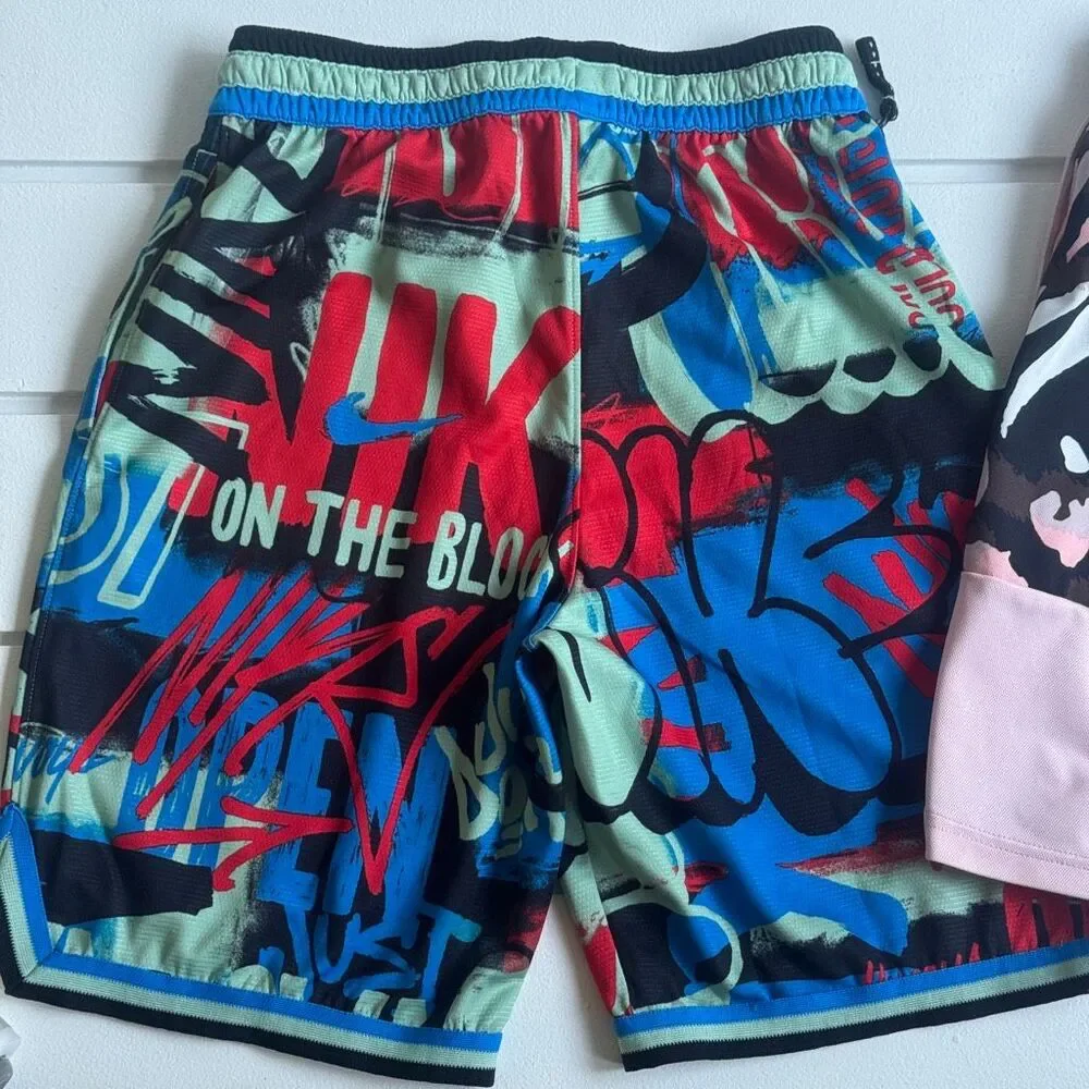 Nike Dri-Fit Seasonal DNA Shorts & Sport Clash Premium Basketball Shorts Small